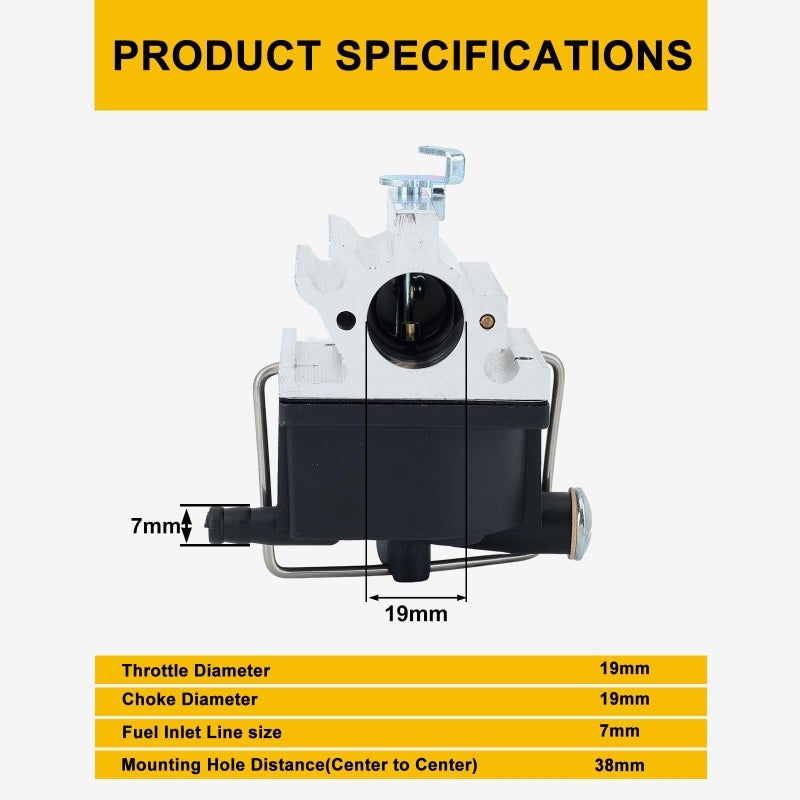 Panari 640020 Carburetor for Tecumseh 640020A 640020B VLV126 VLV60 VLV50 VLV55 VLV65 VLV66 VLV126A 6.5HP 6.75HP Engine Lawn Mower - Image 2